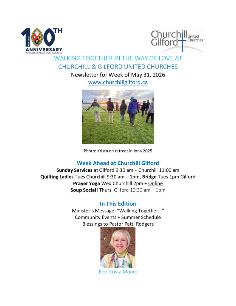 May 31 Newsletter