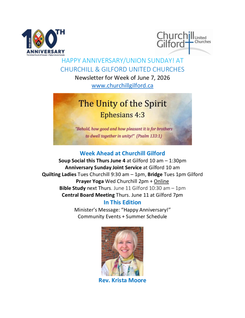 June 7 Newsletter